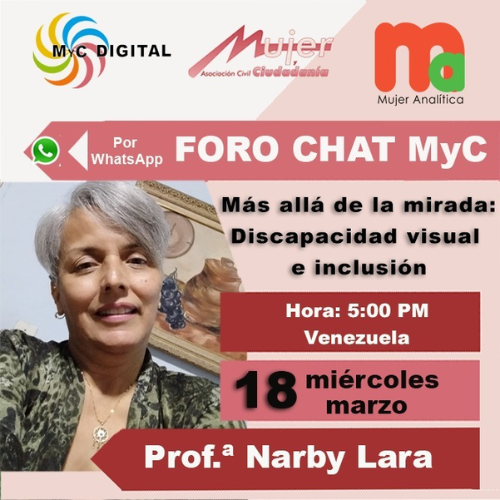Foro Chat: Más allá de la mirada: Discapacidad visual e inclusión