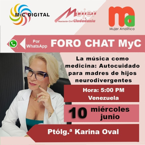 Foro Chat: La música como medicina: Autocuidado para madres de hijos neurodivergentes