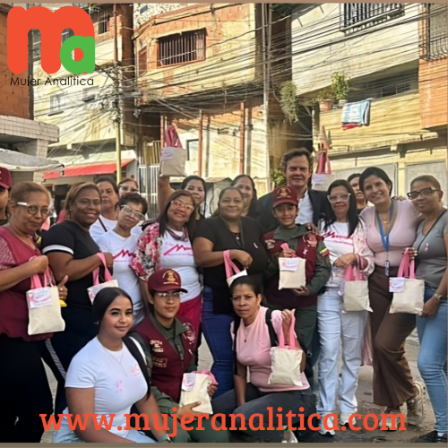 Mujer y Ciudadanía y OLI Colombia realizan jornada de prevención del cáncer de mama en Petare